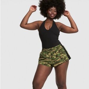PINK Victoria's Secret Camo Athletic Shorts with Side Stripe